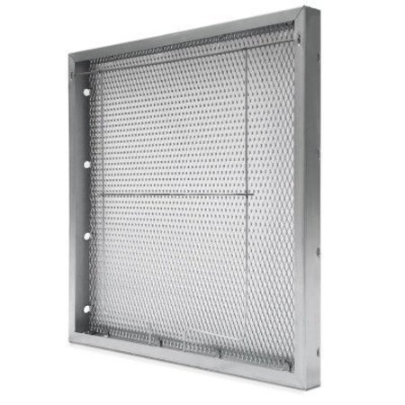 AMERICAN METAL FILTER 12 X 20 X 1 Nominal Galvanized Steel Filter Media Pad-Holding Frame With Retainer Gate HPOG101220